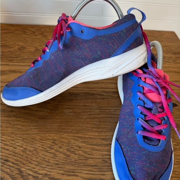 Vionic 335 FYN Lace Up Athletic Lace Up Shoe Womens Size 8.5 Blue Pink White - Picture 7 of 9